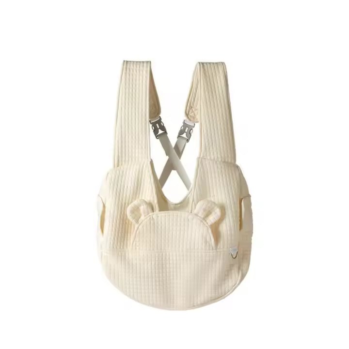 Bolsa de transporte para gatitos, creativa multifuncional, portátil, de algodón, frontal para mascotas, para perros, manos libres, ajustable, mochila para mascotas, transportador de viaje - 1