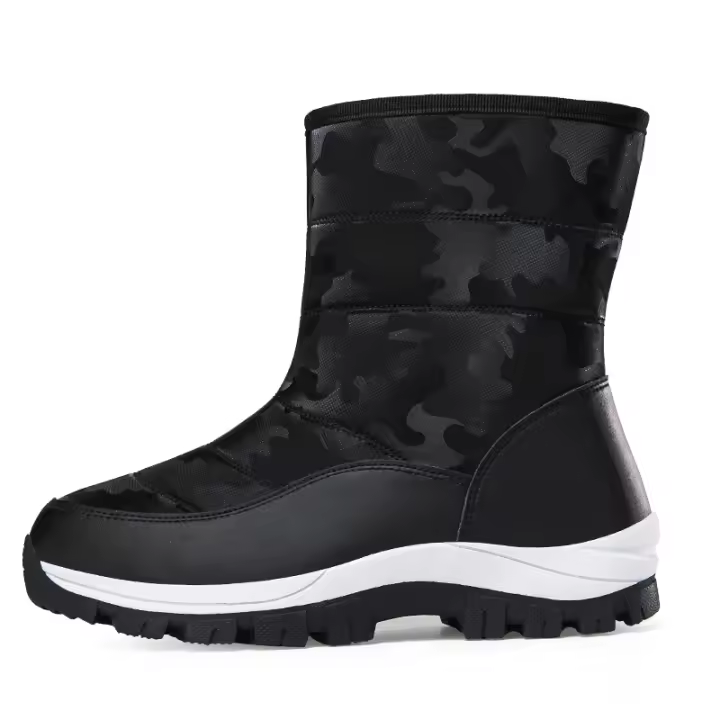 Botas de nieve para mujer Botas de invierno para mujer Botas de nieve con forro de piel para mujer Zapatos para caminar al aire libre - 1