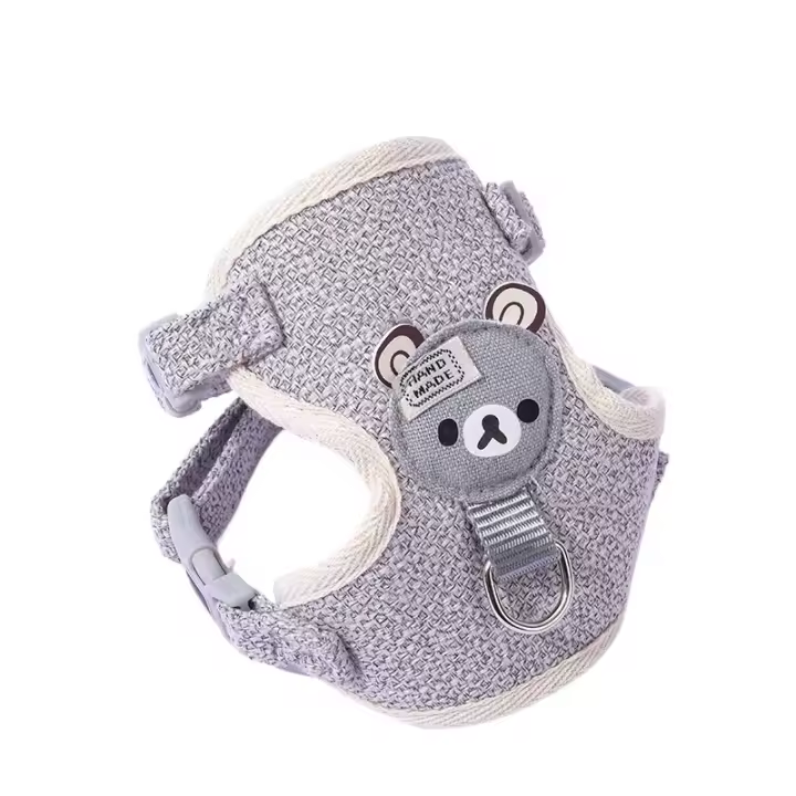 Correa para perros pequeños, Collar de conejo y gato, correa para el pecho, correa para cachorros, Chihuahua maltés, arnés para mascotas ultrapequeño, novedad - 1