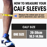 Mangas de compresión de pantorrilla altamente elásticas para hombres y mujeres, Mangas de soporte de pantorrilla para alivio de calambre de piernas, venas varicosas, correr, 1 par - details 6