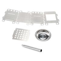 Estufa de Alcohol Plegable Portátil Lixada Titanio/Acero Inoxidable Ideal para Cocina al Aire Libre - details 21