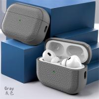 Funda dura de TPU de alta calidad para AirPods Pro 2, 2023, 2022, funda protectora de cuero estampada para auriculares de Apple, novedad - details 7
