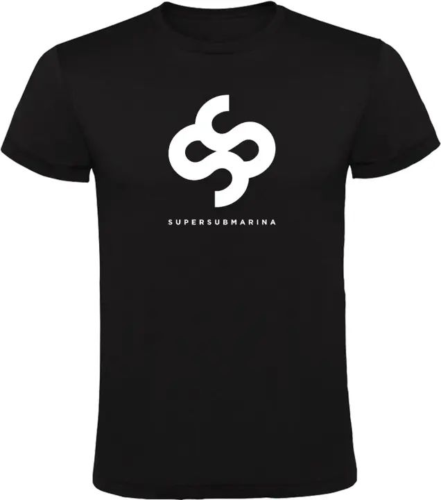 Camiseta Negra Siniestro Total - 100% Algodón - Hombre - Tallas S A XXL - Cuello Reforzado - 165 G/m² - Diseño De Logotipo