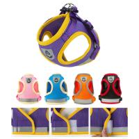 Conjunto de chaleco y arnés para perros pequeños y medianos, correa y arnés para cachorros y gatos, Collar reflectante para gatos - details 2