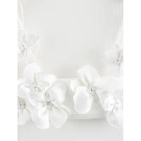 BUNO-Tops cortos elegantes con cordones y tirantes finos con flores en 3d para mujer, Tops de tubo sin mangas con espalda descubierta, Tops de playa a la moda para mujer 2024 - details 3