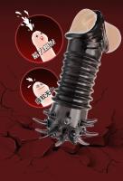 Leten-extensor de picos suaves y gruesos reutilizables, anillo de funda para condón, juguetes de agrandamiento para hombres, tienda sexual erótica - details 4