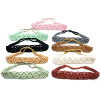 Diadema de margarita con cuerda trenzada, banda elástica para el cabello, estilo étnico, banda para el cabello de macramé, pañuelo para el cabello de mujer, bandana de ganchillo, diadema bohemia - details 11