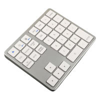 Teclado numérico inalámbrico ultradelgado con Bluetooth 2,4G, teclado numérico recargable por USB para IOS y Android, teclado Digital para ventana - details 14