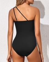 Verano 2025 nuevo traje de baño ajustado de una pieza con doble correa para el hombro para la playa - details 6