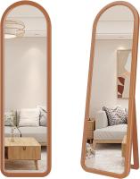 160 x 46 cm Espejo de Pared Grande, Espejo de Cuerpo Entero Marco de Madera, Espejo Pared Madera Rectangular, Moderno Espejo pie Pare Dormitorio Vestuario, Madera - details 35