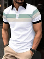 Verano suelto polo de manga corta simple negocio diario tops - details 6