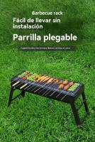 Barbacoa carbon portatil plegable al aire libre viajar Camping - details 0