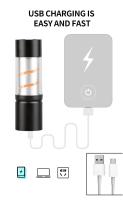 Luz LED Retro multifuncional para acampar, luz ambiental tipo C recargable por USB, 4 modos, impermeable para pesca y Camping - details 7