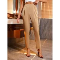 Pantalones rectos sueltos de cintura alta de moda coreana para mujer primavera-verano - details 11