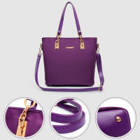 Bolsos Bandolera Mochila Totes Shoppers y bolso de hombro para mujeres Damas Juego de 6 piezas de cuero PU con diseño de nylon y poliéster - details 9