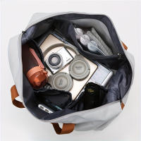 Bolso de viaje elegante, bolso deportivo de gran capacidad, bolso de mensajero, bolso de separación de ropa seca y húmeda, adecuado para salidas, Fitness, universidad - details 7