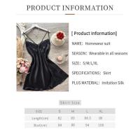Elegante Vestido Nocturno Sencillo Ropa de Dormir y Relájarse para Mujeres - details 0