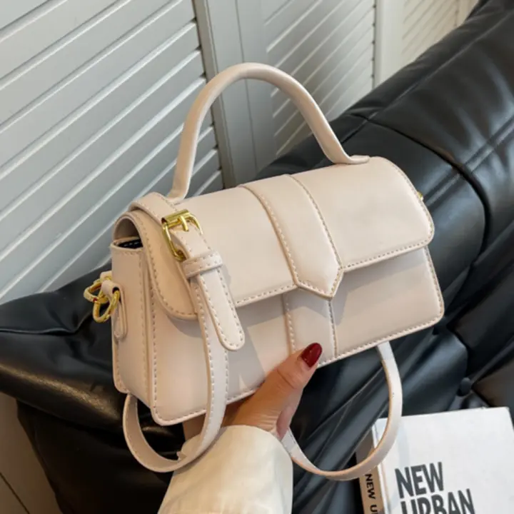 Nuevo Bolso de Hombro Versátil 2025 Moda para Mujeres Bolso Cuadrado Pequeño Portátil de Estilo Extranjero - 1