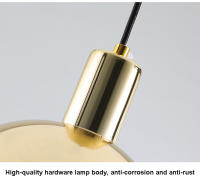 LEFAN-lámpara colgante LED de 20CM para habitación, comedor, dormitorio, mesita de noche, barra de araña - details 8