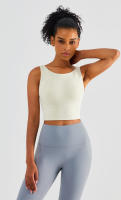 Hamidou Sujetador deportivo Sexy para mujer, Top elástico ajustado para gimnasio, sujetadores de Yoga, Top corto, ropa elástica, ropa interior deportiva para mujer - details 23