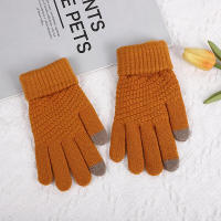 Guantes de invierno de jacquard para mujer, guantes cálidos para andar en bicicleta, correr, conducir, hacer senderismo - details 3