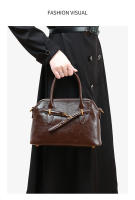 Bolso retro de lujo, de gran capacidad, versátil, de hombro, a la moda, sencillo, informal, bolso de mensajero. - details 6