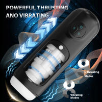 Masturbador masculino de empuje automático Frotar masturbación Chupar máquina de mamada Juguetes sexuales para adultos para hombres Masturbadores masculinos Vibrando 4 en 1 Chupar automático Mastubador masculino Empeine Vibración Copa de masturbación Masa - details 2