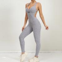 Mamelucos de yoga para mujer, mono de una pieza con control de barriga, sujetador deportivo acolchado, mameluco, ropa deportiva para fitness - details 21