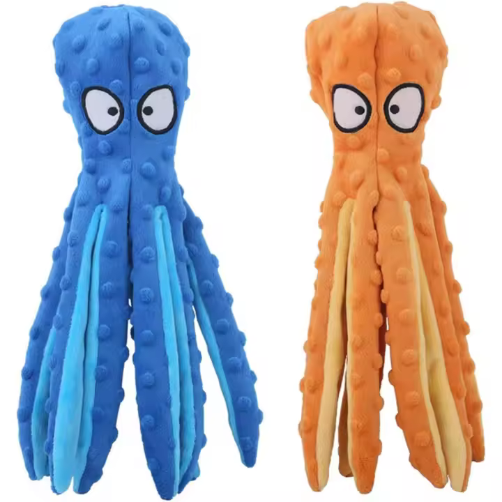 Juguete de Peluche con Sonido para perros, Juguetes para Masticar con perros sin Relleno, 2 Piezas - 1