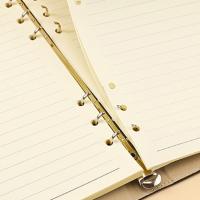 Cuaderno multifunción de cuero PU A5 para hacer lista Retro, libro de actas de reuniones, papelería, suministros escolares, libro de notas para estudiantes - details 12
