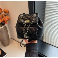 Nuevo Bolso De Estudiante Elegante Y Sencillo, Bandolera Multifunción De Alta Gama, Mochilas De Mujer Con Cadena De Diamantes - details 34