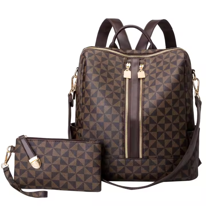 Mochila Retro antirrobo de gran capacidad para mujer, bolso de viaje de ocio multiusos, 1 unidad, novedad de 2022 - 1