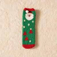 Calcetines de lana de coral navideño, caja de regalo de Navidad, Calcetines de Nochebuena, tubo medio para hombres y mujeres - details 7