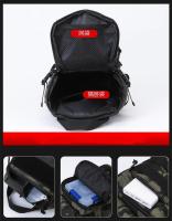 Mochila táctica de camuflaje para exteriores, impermeable, pesca, deportes, riñonera para hombres y mujeres, senderismo, Camping, equitación, - details 3