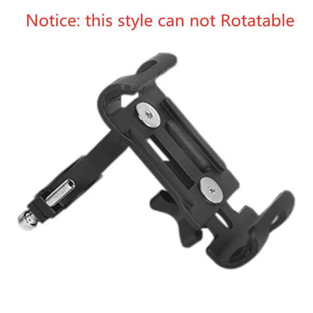 Soporte de Teléfono para Moto de Metal Aleación de Aluminio Antideslizante Clip GPS Universal para Todos los Smartphones Hecho en China - 1