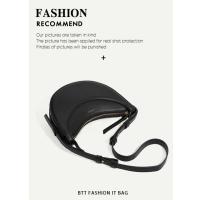 Bolso cruzado de Color puro para mujer, bolso de hombro doble, a la moda, combina con todo - details 7