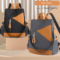 Mochila informal antirrobo para mujer, bolsa de hombro de tela impermeable, ligera, de viaje, oxford - details 0