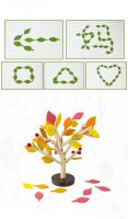Bloques de construcción Montessori para niños, juguete educativo de madera ensamblada, árbol, hojas verdes - details 2