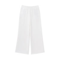 Conjunto Elegante para Mujer OUWU Pantalones de Pierna Ancha con Cintura Elástica y Cremallera + Camisa de Manga Corta con Espalda Descubierta - details 5