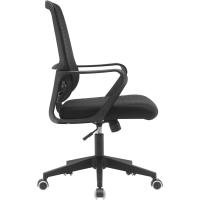 Silla de escritorio ergonómica con ruedas giratorias antiarañazos, respaldo de tela transpirable y soporte lumbar, sillón de estudio u oficina, ajuste de altura del gas 98-108 cm (azul y - details 10