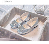Nuevos zapatos de ballet de cabeza cuadrada francesa arco princesa tacón alto zapatos casuales solo - details 8