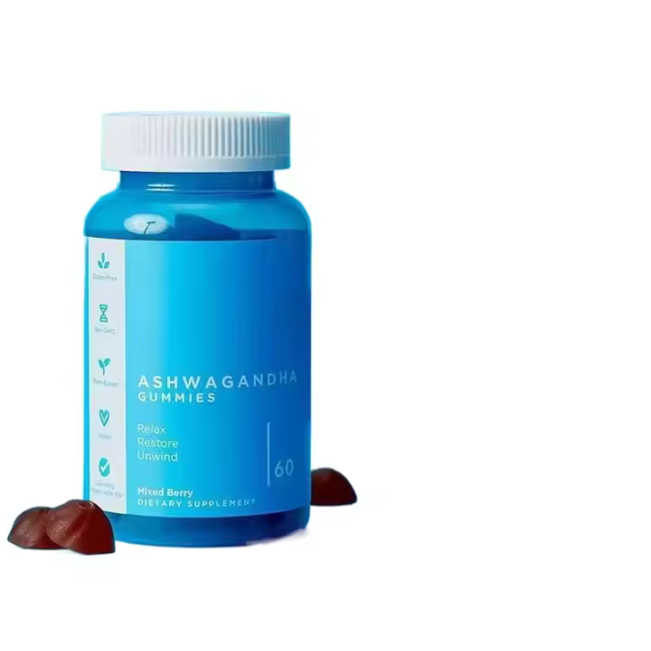 Caramelo blando de berenjena borracho sudafricano Goli Nutrition Ashwagandha Mixed Berry Gummies - 60 unidades - 1