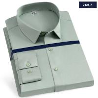 Camisa elástica de manga larga, nuevos productos antiarrugas, blusa vertical masculina, camisa masculina (Regalo 1 pieza) - details 11