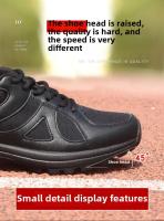 Nuevo estilo, zapatillas de entrenamiento para correr para hombre, zapatos de entrenamiento de lucha contra incendios resistentes al desgaste del verano, transpirables, antideslizantes, negros - details 2