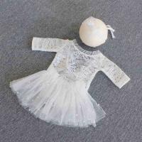 Conjunto de accesorios para recién nacido, Baby Bailey, gorro, falda corta, mono de fotografía infantil, 3 piezas - details 3