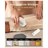Plancha de viaje inalámbrica para ropa, tamaño Mini, sin vapor, ligera, portátil, con caja de almacenamiento, almohadillas térmicas, 0,7 libras - details 3