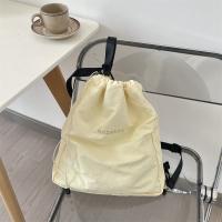 Mochila con cordón de nailon de estilo coreano, bolso deportivo ligero de nailon de Color fresco, bolso de viaje al aire libre Harajuku dulce para senderismo - details 7