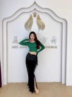Vestuario Belldance mujer Falda de baile árabe Flamenco campana egipcia ropa de jazmín TRE profesional indio Oriental - details 3