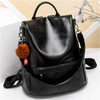 Mochila de Cuero de pu antirobo para Mujer, bolso de mano informal, bolso de viaje, bandolera - details 5