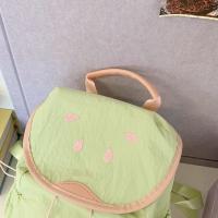 Mochila con cordón de fresa de Color dopamina, mochila de nailon de frutas de estilo coreano, bolsa para libros, bolso de hombro para viajes y senderismo - details 1